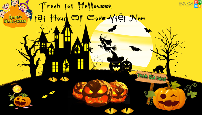 Cách thức tham ra Halloween tại HourOfCode