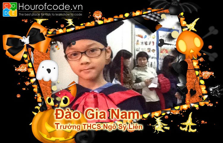 Sản phẩm học sinh: Halloween Đào Gia Nam