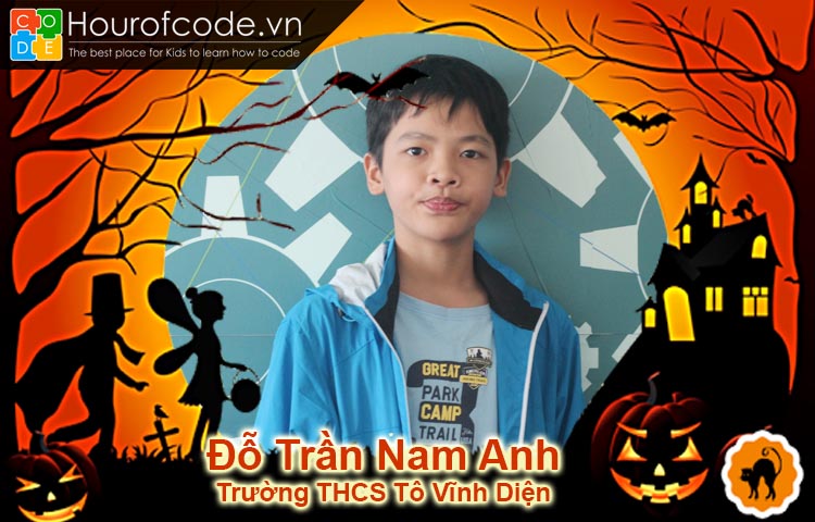 Sản phẩm học sinh: Halloween Đỗ Trần Nam Anh