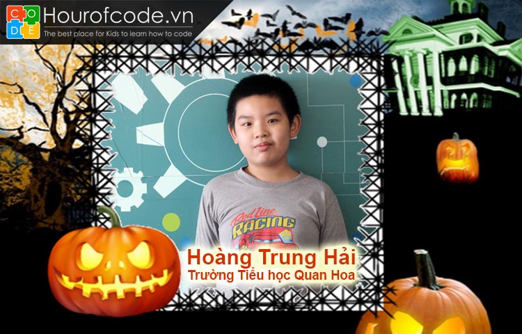 Sản phẩm học sinh: Halloween Hoàng Trung Hải