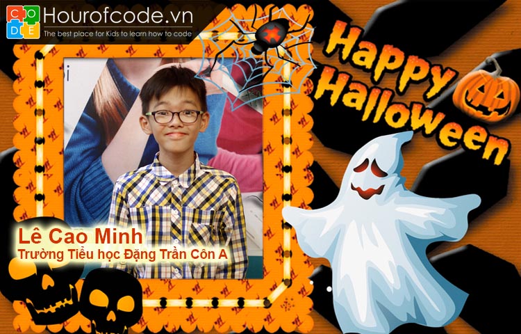 Sản phẩm học sinh: Halloween Lê Cao Minh