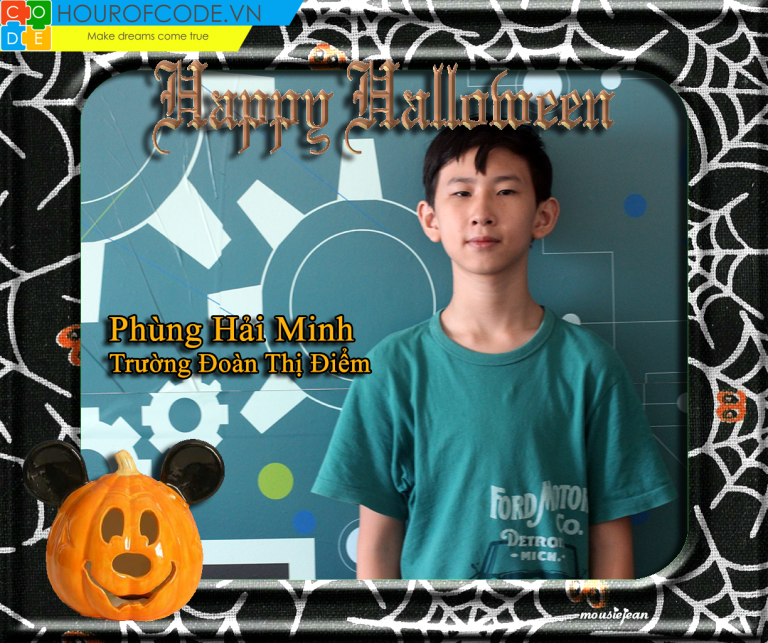 Sản phẩm học sinh: Halloween Phùng Hải Minh