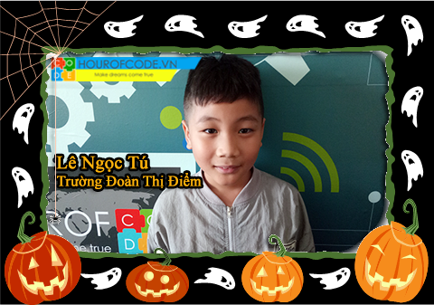 Sản phẩm học sinh: Halloween Lê Ngọc Tú