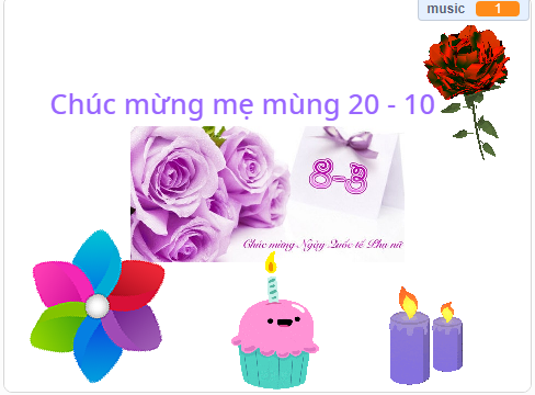 Sản phẩm online: Bông hồng tặng mẹ 20/10