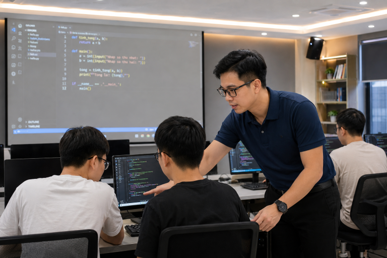 Lớp học Coding trẻ em diễn ra thế nào? Và sự thật bất ngờ